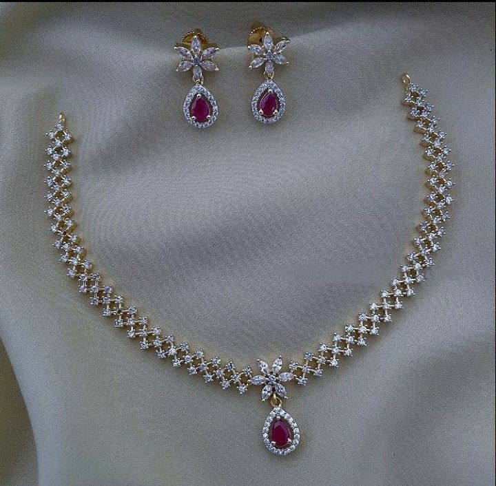 Nakshikaposh American Diamond set for you