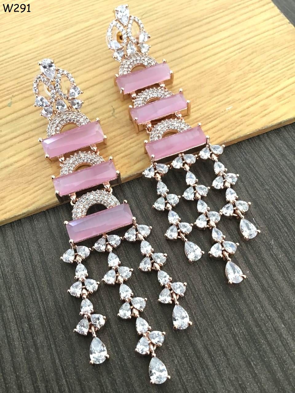 Fabulous Pink Beautiful Earrings