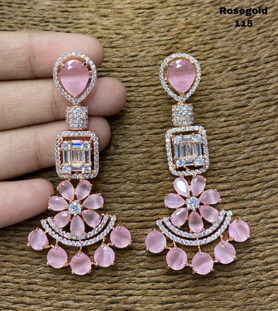 Wow Beautiful pink stone Earrings