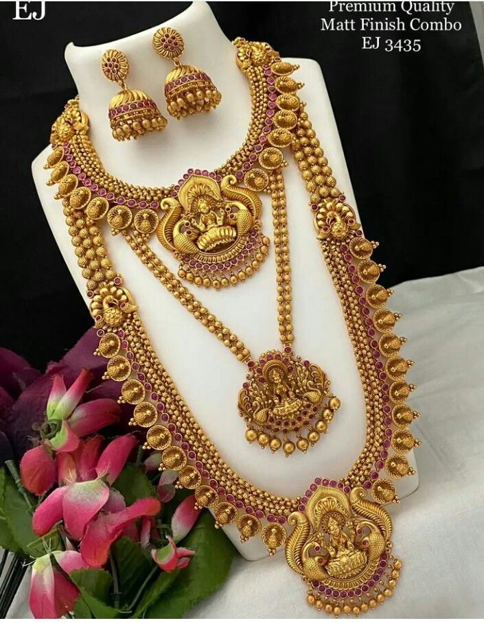 Teme Golden Bling Necklace Set