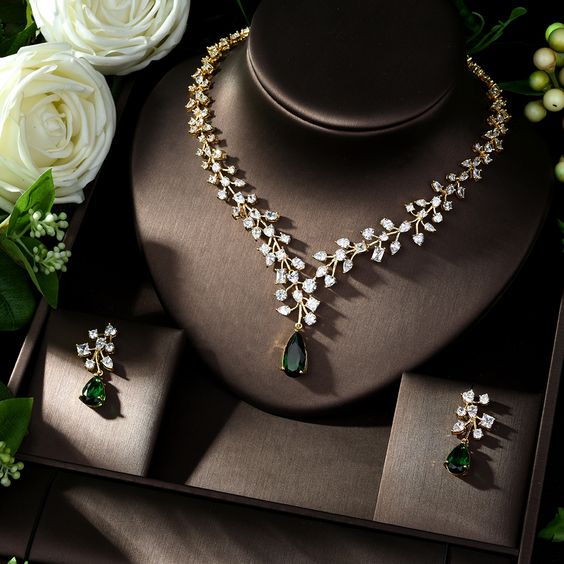 Charm waterdrop Jewelry set