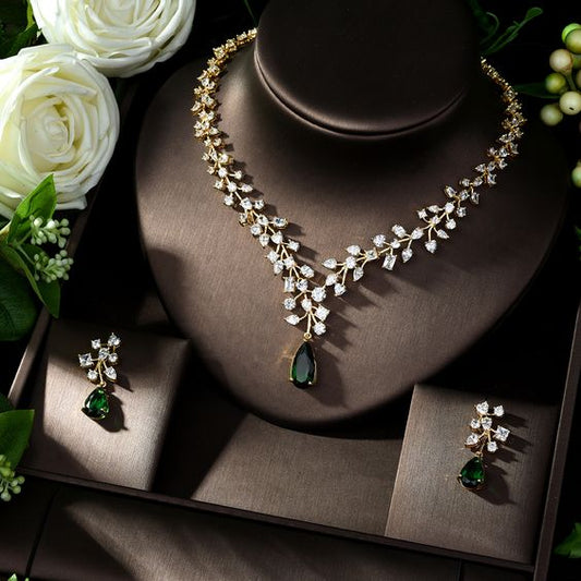 Charm waterdrop Jewelry set