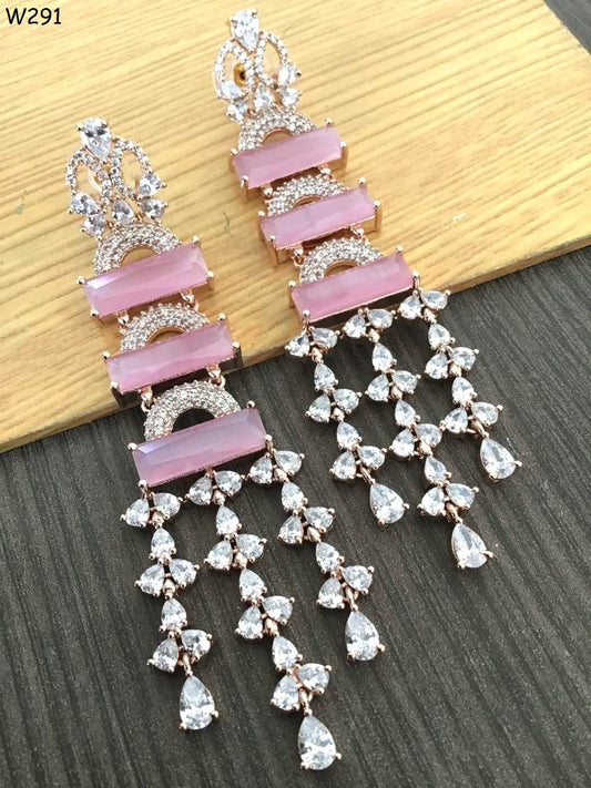 Fabulous Pink Beautiful Earrings
