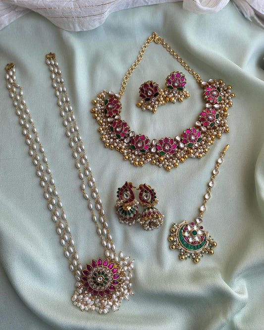 Nakshika Posh South Designer necklace set